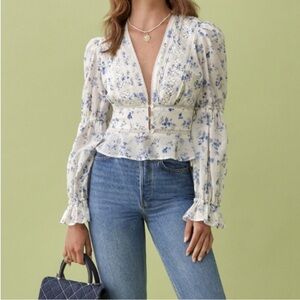 Gorgeous Reformation Meadowlark Top.